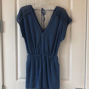 Abercrombie XS light blue romper